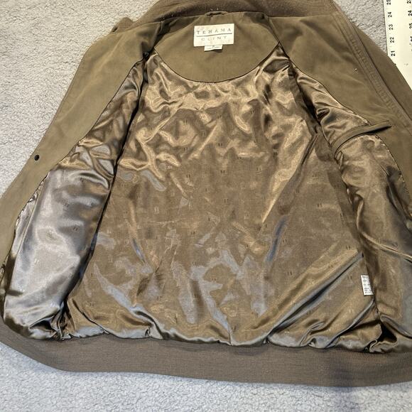 Tehama Clint Men's M Brown Faux Suede Vest Zip Front Western Golf Core Outdoor - Picture 7 of 7